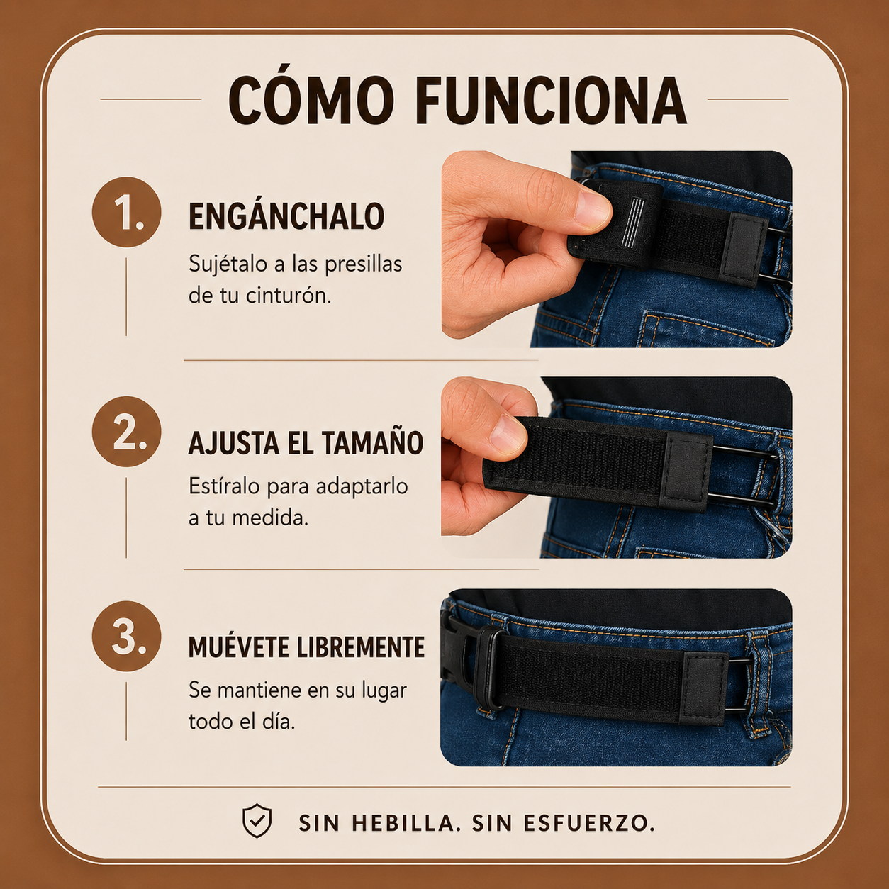 Holvex® Buckle-Free Belt