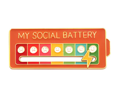 Moodsy | Tu Batería Social, En un Pin